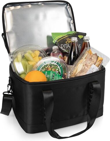 حقيبة تبريد سميكة للغاية من PICNIC TIME NCAA Cal Bears Tarana مع حزام كتف، مبرد ناعم معزول، مبرد للشاطئ، مبرد للتخييم، مبرد للنزهات، (أسود) in Saudi Arabia