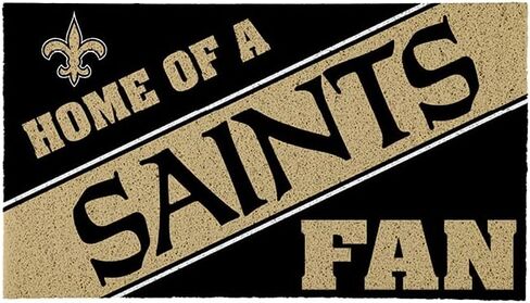 Team Sports America New Orleans Saints, Officially Licensed Door Mat 28 x 16 Inches Indoor Outdoor Sports Fan Rug in Saudi Arabia