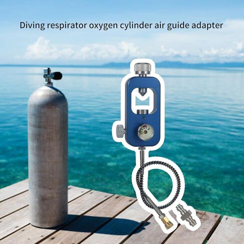 Diving Tanks Refill Adapter Scubas Fill Station Aluminium Oxygen Cylinder For Air Bottle Tap For Diving in Saudi Arabia