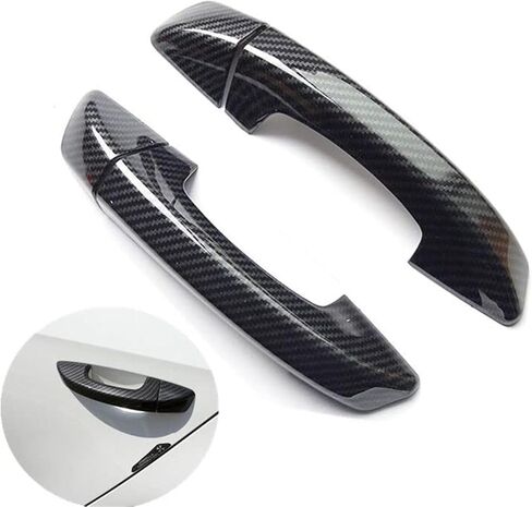 V&W S&ci&ro&cco MK3 Carbon Fiber Door Handle Cover, Chrome Trim Styling Accessory, 2008-2015 in Saudi Arabia