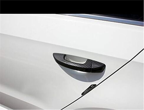 V&W S&ci&ro&cco MK3 Carbon Fiber Door Handle Cover, Chrome Trim Styling Accessory, 2008-2015 in Saudi Arabia