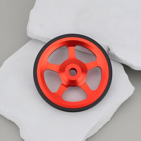 SING F LTD 2Pcs Bicycle Easy Wheels 60mm Aluminum Alloy Easywheel Compatible with Brompton Folding Bike in Saudi Arabia