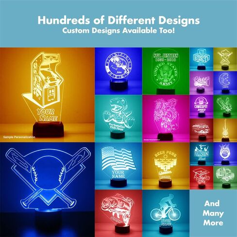 Custom Texas A&M University Aggies Logo LED Sign Night Light Lamp with Remote and Personalized Name or Image, Officially Licensed from The CLC by Mirror Magic Gifts, Made in The USA in Saudi Arabia