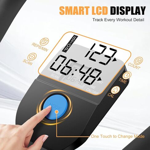 مدربي البطن - جهاز تدريب عضلات البطن قابل للتعديل، معدات تمرين البطن قابلة للطي مع حماية للركبة - مدرب القوة الأساسية في صالة الألعاب الرياضية المنزلية للرجال والنساء in Kuwait