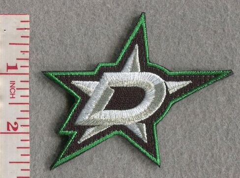 رقعة خطافية للشعار الأساسي من Hedi Dallas Stars (صغير) (رقعة V elcro - لا يمكن كيها) (موزع الترخيص) - من HEDiGEAR in Saudi Arabia