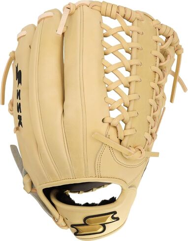 SSK Z7 Specialist Outfield Baseball Glove –12.5" - 12.75" – Right & Left Hand Throw (Camel - Trapeze, 12.5" - Right Hand Throw) in Saudi Arabia