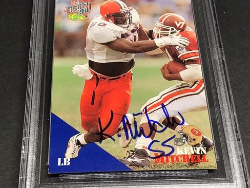 Kevin Mitchell Signed 1994 Classic Card #67 S.F. 49ers Auto Beckett BAS COA 1A - Baseball Slabbed Autographed Cards in Saudi Arabia