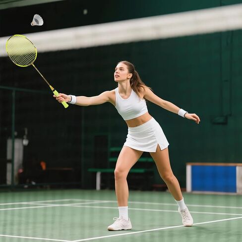 Badminton Racket Set,Badminton Rackets,Both Offensive and Defensive,Lightweight Composite Carbon Fiber 82g Durable Racket,with 2 Rackets,2 Shuttlecocks,and 1 Ball Bag in Saudi Arabia