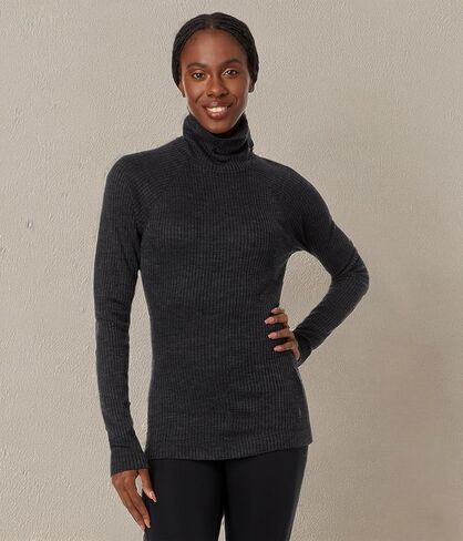 Smartwool Women's Thermal Merino Rib Turtleneck in Saudi Arabia