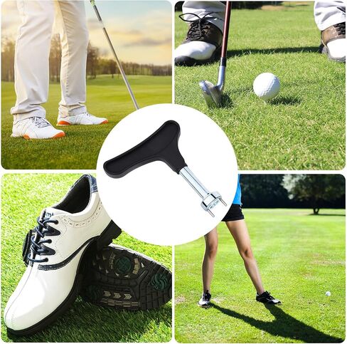 2pcs Golf Shoe Spike Wrench, Multi-Function Golf Shoe Spike Removal Tool Adjustment Cleat Key Universal Spikes Shoes Replacement Tool, Durable & Easy Grip in Saudi Arabia