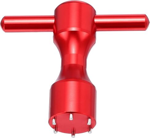 HARFINGTON Golf Putter Wrench Aluminum Alloy 6 Pin Hole Tool Red, 71mm x 80mm (2.8" x 3.15") in Saudi Arabia