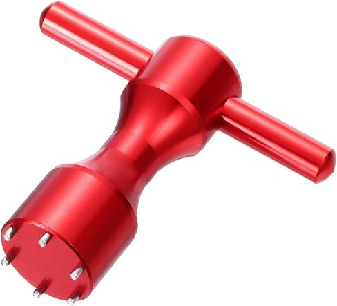 HARFINGTON Golf Putter Wrench Aluminum Alloy 6 Pin Hole Tool Red, 71mm x 80mm (2.8" x 3.15") in Saudi Arabia