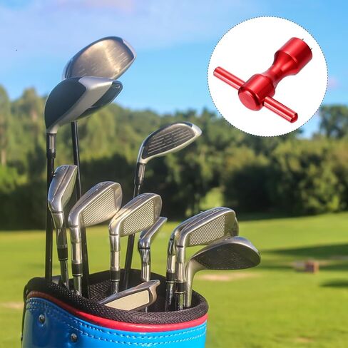 HARFINGTON Golf Putter Wrench Aluminum Alloy 6 Pin Hole Tool Red, 71mm x 80mm (2.8" x 3.15") in Saudi Arabia