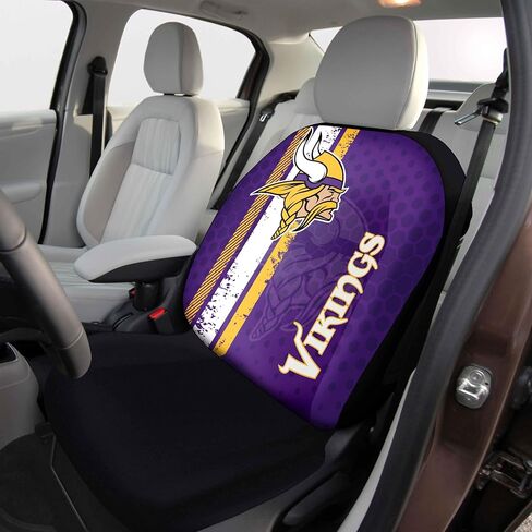 FANMATS NFL - غطاء مقعد Minnesota Vikings SEATCOVERRALY-Minnesota Vikings Rally - تصميم زاهي بالألوان الكاملة - قطعة واحدة in Saudi Arabia