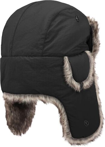 FOCO NFL Unisex-Adult NFL Team Logo Faux Fur Trapper Novelty Hat in Saudi Arabia