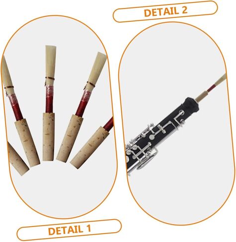 قطعتان من القصب الناعم من المزمار الطبيعي لآلات النفخ الخشبية التقليدية طوال الليل in Kuwait