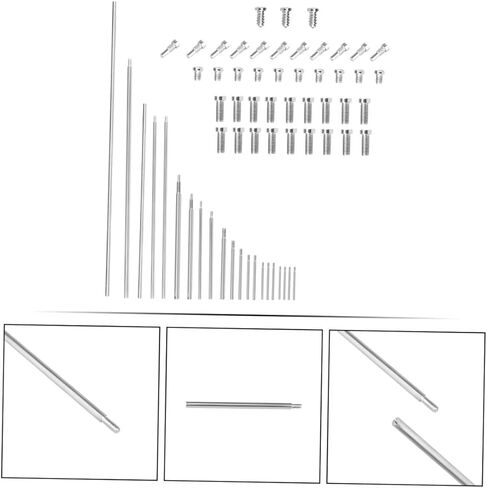 مجموعة واحدة من أدوات إصلاح المزمار مع مسامير عصي عمود ملولبة لصيانة أدوات النفخ الخشبية، ملحقات المزمار الأساسية لسهولة الإصلاح واستبدال الفلين in Kuwait