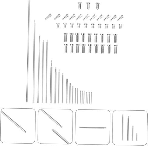 مجموعة واحدة من أدوات إصلاح المزمار مع مسامير عصي عمود ملولبة لصيانة أدوات النفخ الخشبية، ملحقات المزمار الأساسية لسهولة الإصلاح واستبدال الفلين in Kuwait