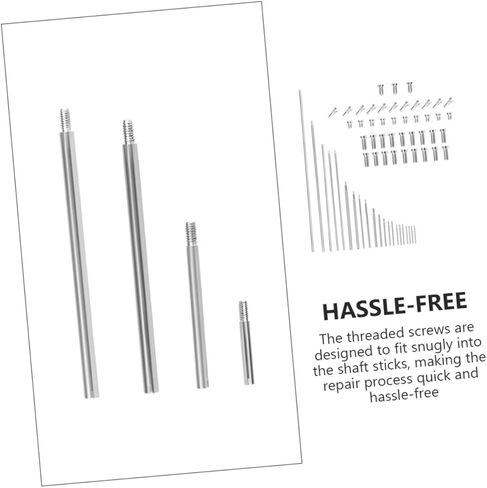 مجموعة واحدة من أدوات إصلاح المزمار مع مسامير عصي عمود ملولبة لصيانة أدوات النفخ الخشبية، ملحقات المزمار الأساسية لسهولة الإصلاح واستبدال الفلين in Kuwait