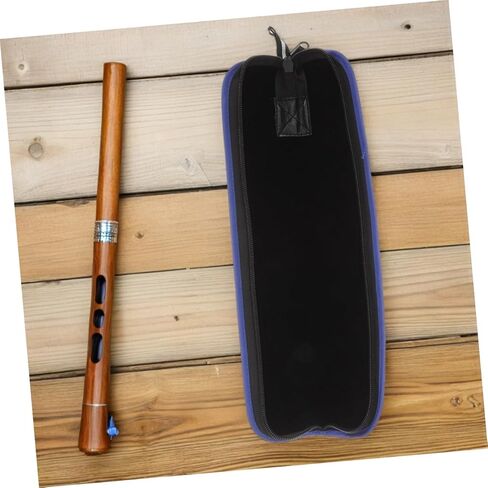 Kisangel 4pcs Waterproof Oxford Fabric Recorder Carry Case for Flutes and Saxophones Portable Music Instrument Storage Bag with Detachable Straps in Kuwait