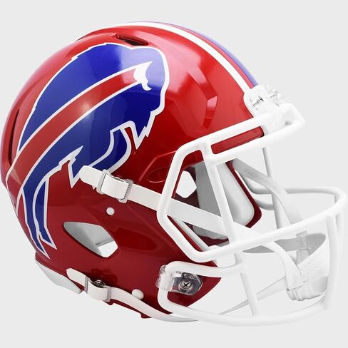 Buffalo Bills 1987-2001 Throwback Riddell Speed Replica Full Size Helmet - NFL Replica Helmets in Saudi Arabia