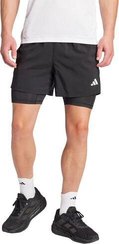 شورت أديداس Own The Run Climacool ثنائي في واحد و5 جيوب للرجال in Saudi Arabia