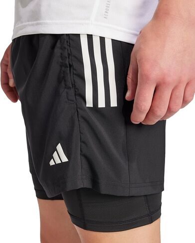 شورت أديداس Own The Run Climacool ثنائي في واحد و5 جيوب للرجال in Saudi Arabia