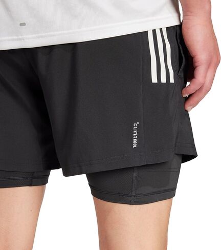 شورت أديداس Own The Run Climacool ثنائي في واحد و5 جيوب للرجال in Saudi Arabia