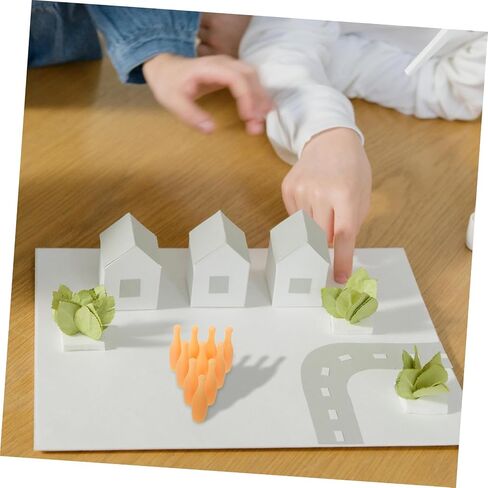 VANZACK 10Pcs Bowling Pins Reusable Indoor Tabletop Bowling Game Accessories Durable Fun Family Entertainment for Adults in Saudi Arabia