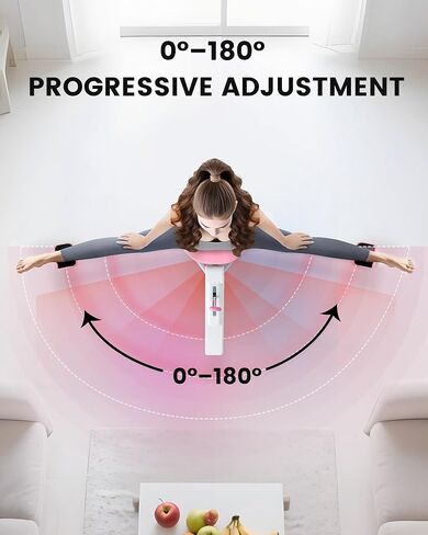 آلة منفصلة للمرونة، آلة تمديد الساق بطول قابل للتعديل وتوسيع 0-180 درجة، مدرب تقسيم الساق مناسب للرقص/اليوغا/التشجيع/الباليه وتمارين الصالة الرياضية المنزلية in Kuwait