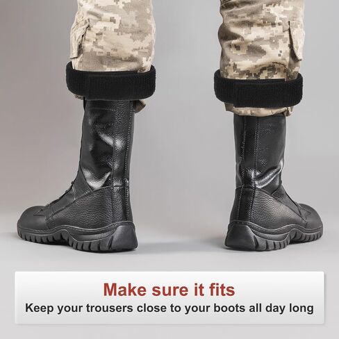 Boot Straps for Cowboy Boots - Cycling Safety Bind Pant Bands Use for Cycling & Jogging, & Camping - Adjustable Elastic Bike Ankle Leg Straps in Saudi Arabia