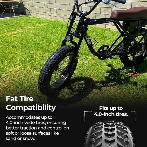 شوكة تعليق الدراجة BOLANY مقاس 20 بوصة 4.0 بإطار مزدوج الكتف وشوكة الدهون على الشاطئ MTB | سفر 110 ملم | أنبوب مستقيم QR 9 مم | جهاز توجيه مقاس 1-1/8 بوصة - أسود in Kuwait