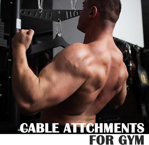 Multi-Grip LAT Pull Down Bar for Home Gym Fitness, Cable Machine Attachment, Spreader Plate LAT Pulldown Attachments for Pulley System Cable Machine in Saudi Arabia