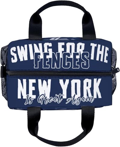 Baseball Gifts for New York, Baseball Lunch Box, Lunch Containers for Fans, Insulated Lunch Bags with Adjustable Shoulder Strap in Saudi Arabia