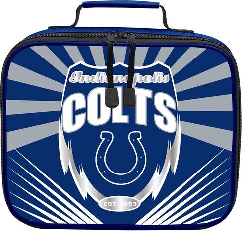 NORTHWEST NFL Indianapolis Colts صندوق غداء معزول ناعم الجوانب، ألوان الفريق، لايتنينج in Saudi Arabia
