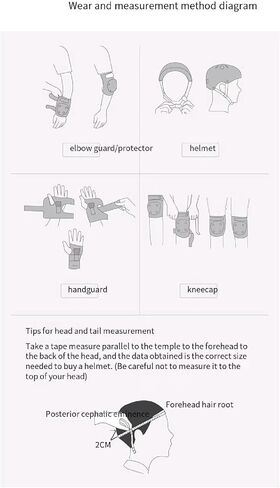 The 7-Piece Set Contains Knee Pads, Elbows and Wrist Guards, which are Suitable for Sports, Cycling, Roller Skating and Skateboarding. in Saudi Arabia