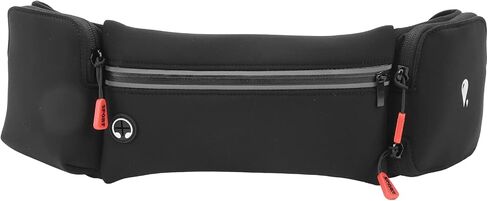 Drfeify Adjustable Hydration Belt Running Waist Belt with Bottle Holder Pouch, Running Pack for Outdoor Sports, Headphone Hole Design for Fitness, Suitable for Mobile Phones Up to 7.2 Inches (Grey) in Saudi Arabia