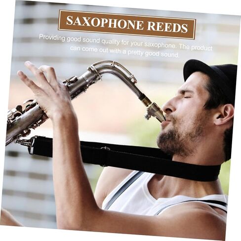GALPADA 3Pcs Alto Saxophone Reeds Black ABS Resin Woodwind Reeds for Music Instruments Durable and Essential Sax Components in Saudi Arabia