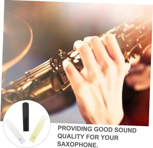 GALPADA 3Pcs Alto Saxophone Reeds Black ABS Resin Woodwind Reeds for Music Instruments Durable and Essential Sax Components in Saudi Arabia