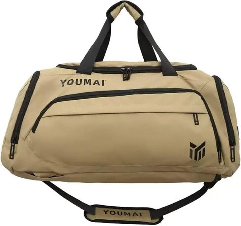 24 Inch Large Capacity Multi-Function Foldable Nylon Duffel Bag for Travel/Outdoors, Lightweight Crossbody Bag (Orange) in Saudi Arabia