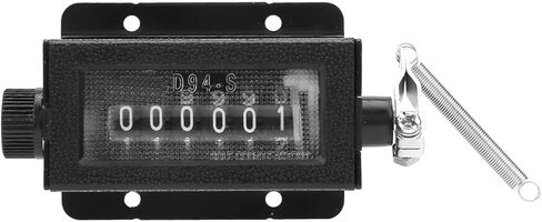 Hand Clicker Counter, Tally Counter Clicker with Accessible Reset Knob 0-999999 6 Digit Resettable for Sports Equipment, Machinery in Saudi Arabia