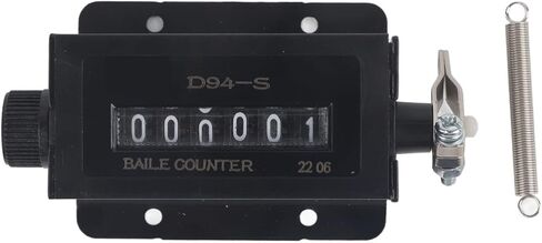 Hand Clicker Counter, Tally Counter Clicker with Accessible Reset Knob 0-999999 6 Digit Resettable for Sports Equipment, Machinery in Saudi Arabia