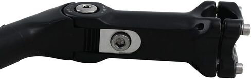 Adjustable Bike Stem, 13 inch Length, 80 Degree Adjustable Range, Aluminum Alloy, Dual Clamp Size 25.4/31.8mm in Saudi Arabia