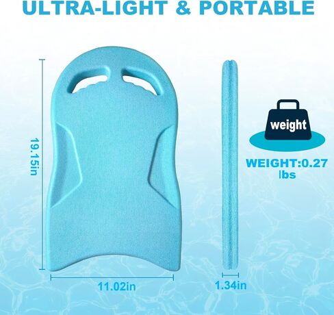 Swimming Kickboard for Adult Swim Training Equipment, Lightweight and High Buoyancy Pool Exercise Kick Board, EPP Material Better Than EVA Foam, Great Swim Training Aid for Beginners in Kuwait
