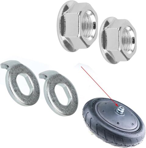 2 PCS Steel Washer & 2 PCS Motor Screw Set for M14, Anti-Rotation Torque Parts for Electric Bike Bicycle Hub Motor, Ebike Scooter Repair Accessory in Saudi Arabia