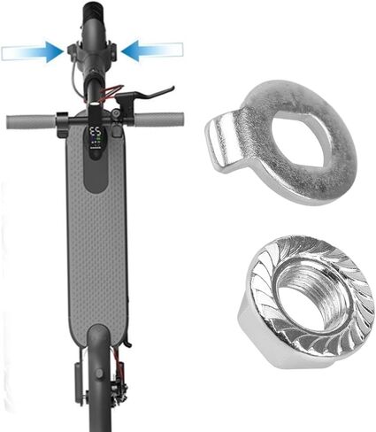2 PCS Steel Washer & 2 PCS Motor Screw Set for M14, Anti-Rotation Torque Parts for Electric Bike Bicycle Hub Motor, Ebike Scooter Repair Accessory in Saudi Arabia