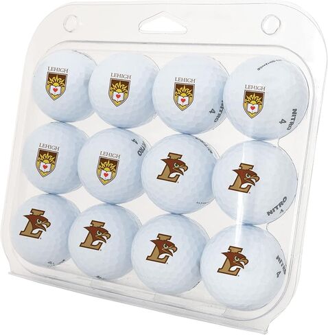Desert Cactus Lehigh University Dozen Golf Balls - Full Color 12 Pack, LU Mountain Hawks Officially Licensed Gear in Saudi Arabia