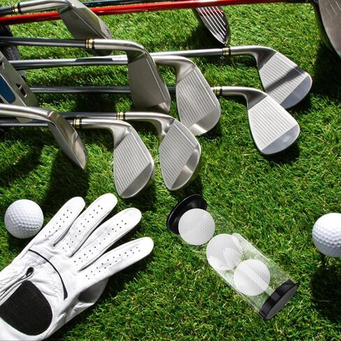 Homoyoyo 4pcs Plastic Golfs Ball Container Transparent Clear Tube Golf Ball Storage Case with Caps for Baseball Collectibles in Saudi Arabia