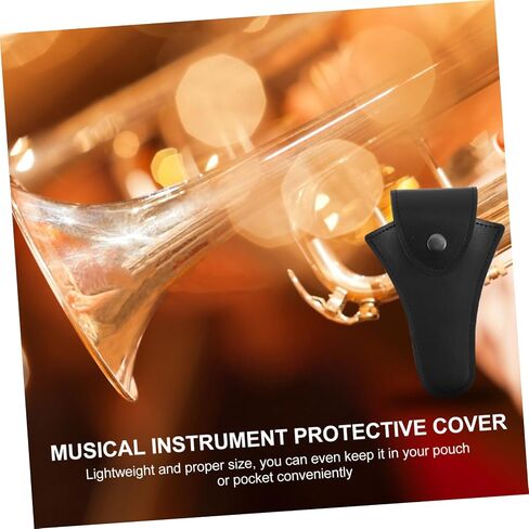 Kisangel 2pcs Mouthpiece Storage Bag for Musical Instruments Lightweight and Portable Accessory Pouch Chic Black Design for and Practice for Musicians and Music in Saudi Arabia