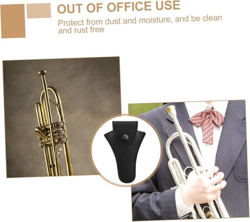 Horn Bag for Trumpet Supplies Musical Instrument Parts Cover Practical Black in Saudi Arabia